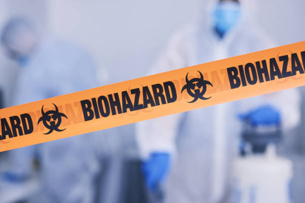 Professional Infectious Disease Decontamination technician working in Harkers Island, NC